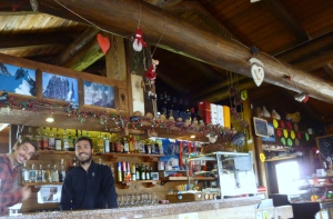 Cafe's in Courmayeur Ski Area are very welcoming! 